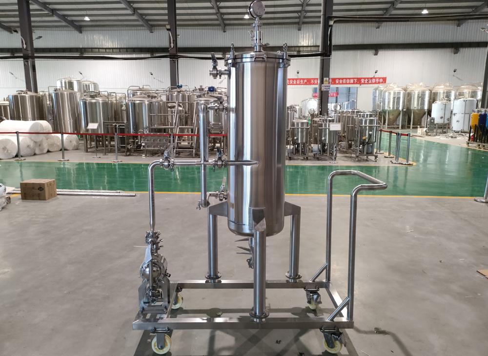 <b>Hop gun in beer brewery equipment</b>